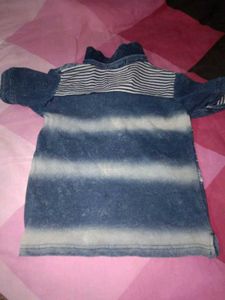 Denim Blue 6-8yrs Boys Polo Shirt
