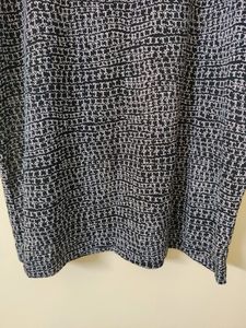Black And White Hip Cover Top