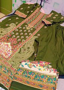 Pakistani Suit Daily Wear Kurta Pent Duppata Set
