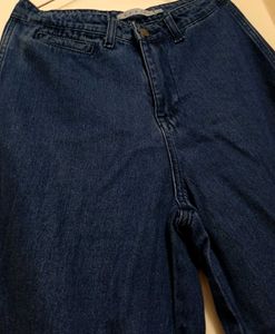 Dark Blue Flared Jeans