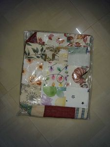 Pattern tote bag with zip