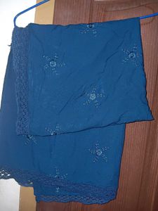Teal Embroidered Kurti