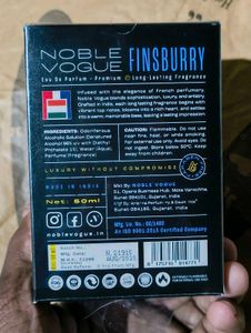 Noble Vogue Finsbury Perfumes