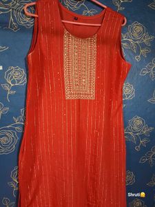 Orange Color Kurti
