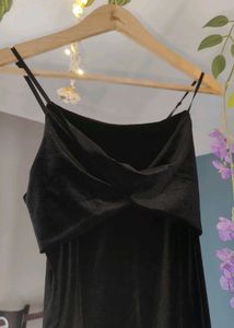 Elegant Black Slip Dress