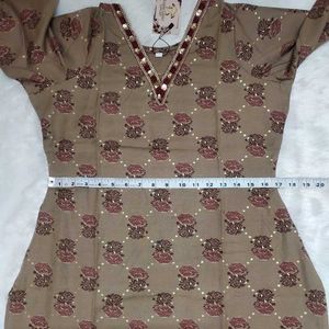 Rose Print Kurta Set