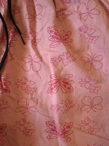 Pink Butterfly Print Shorts