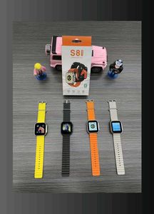 Orange Smart Bluetooth Watch, Model Name/Number:S8