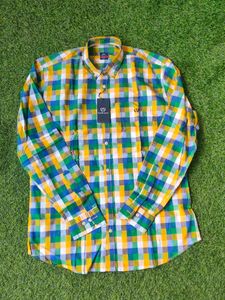Van Huesen Colorful Check Shirt