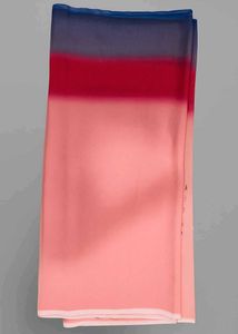 Ombre Saree - Pink, Red, &amp; Blue (Without Blouse)