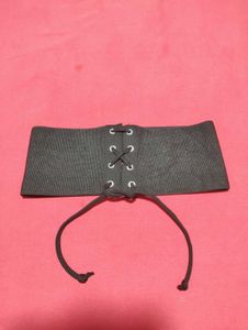 ZARA Accessories Black Elastic Corset Belt