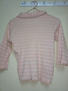 Fitted Collar Top