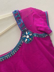 Heavy Fuchsia Pink Punjabi Suit Set