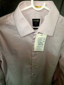 New MENS Rare Rabbit Satin Stretch Plain Shirt