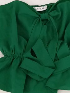 Classy Green Tube Top