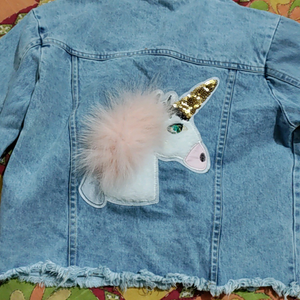 unicorn denim jacket 😍