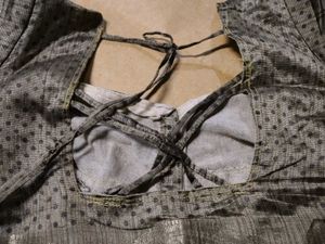 Organza saree With Blouse