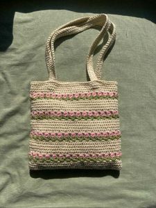 Handmade Crochet Tote Bag