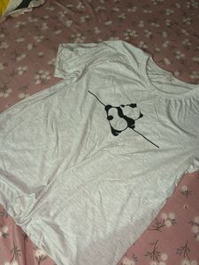 Cute Panda Graphic Tee