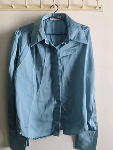 Blue Long Sleeve Shirt