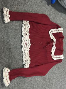 Red Crop Top