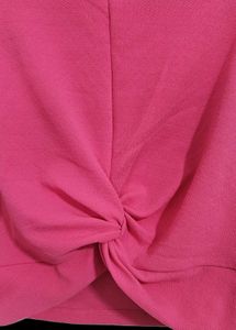 Women Solid Pink Top