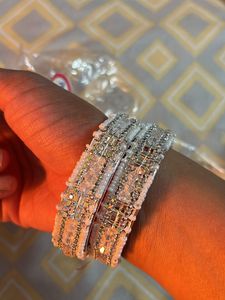 Beautiful Pearl And Silver Kadaaz