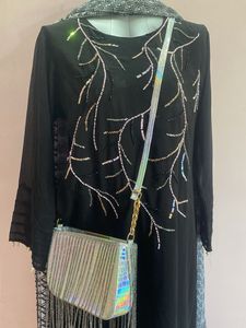 Black Embellished Party Set