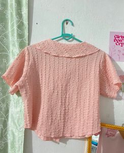 korean peter pan collar top 🎀