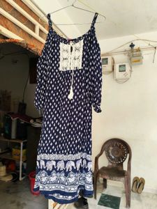 Jaipuri Print Dress For Women