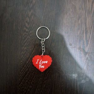 Red Heart &#39;I Love You&#39; Keychain