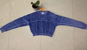 Blue Velvet Sweatshirt
