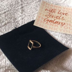 Pack Of 3 Gold Plated Brass Rings