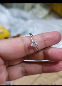 Giva Silver 925 Heart Zircon Ring