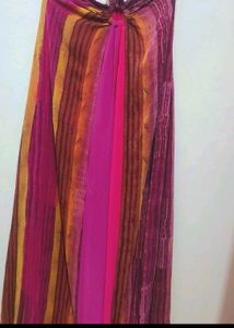 Multi Color Knot Style Dress For 32 Bust