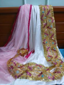 Beautiful Organza Dupatta Suit Set