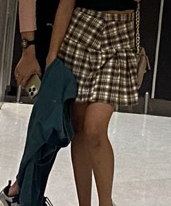 Plaid Mini Skirt H&amp;M Size XS