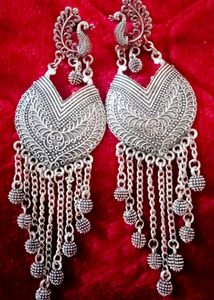 Elegant Peacock Design Earrings