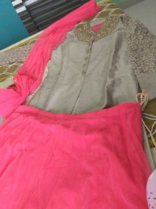 gown with skirt