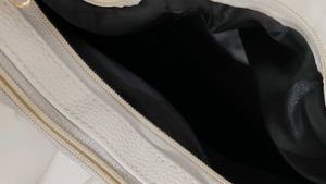 White Structure Hobo Bag