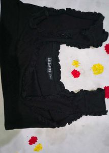 Black Crop Top