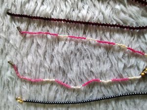 Multi Small Bead Chain Set Of 3