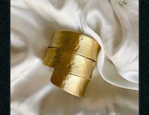 Gold Tone Cuff Bracelet