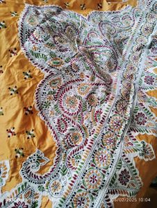 Kantha Stitch Saree