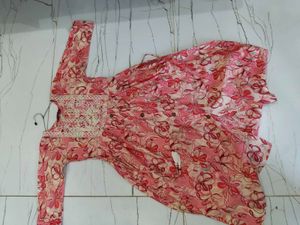 Floral Print Kurta