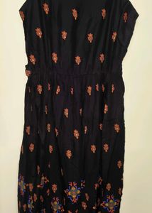 Black Printed Sundress