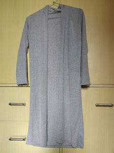 Grey Long Cardigan/Long Shrug