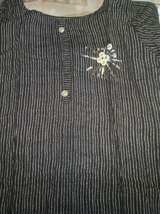 Combo Of 2 Kurties In Black Color
