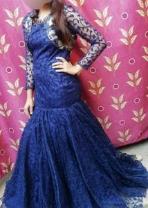 Designer Fish Cut Gown