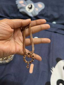 Elegant Crystal Circle Pendant Necklace